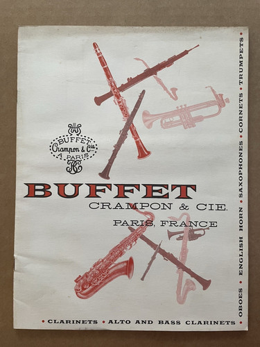 1957 buffet crampon cie - buffet, paris