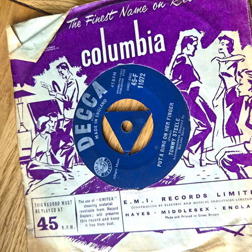 Tommy steele decca 45 - decca, 45-f