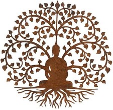 Bodhi buddha tree wall - buddha,