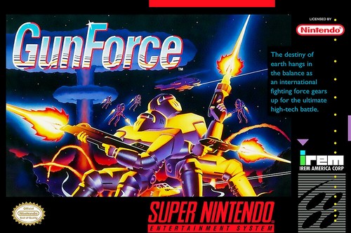 Gun force super - force, nintendo