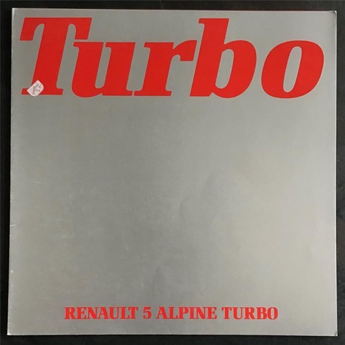 Renault alpine turbo car - turbo, lf