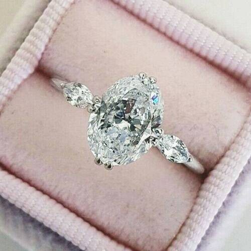 Oval cut 65ct three - oval, 2.65ct
