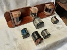2 Sets of Boat Navigation Lights one Brass_copper One Plastic