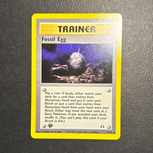 Pokémon tcg fossil egg 75 - pokémon,
