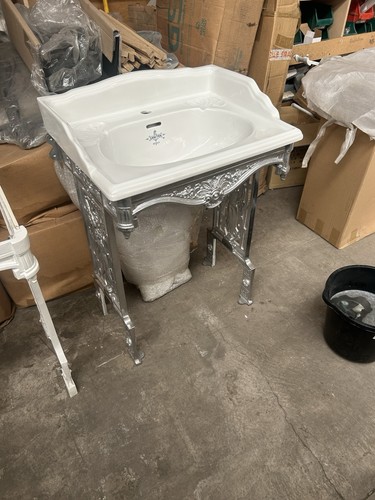 Cast iron wash stand - iron,