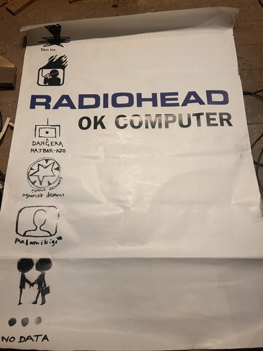 Radiohead giant vintage poster - giant,