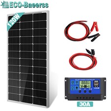 120w mono solar - kit, 12v