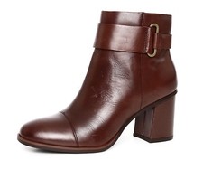 Korks Z31109* Decola Women's Brown Leather Bootie Size 7M