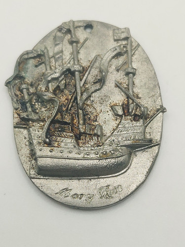 Vintage pewter mary - vintage,