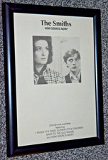 THE SMITHS band A4 FRAMED Original 1985 how soon is now SINGLE art RARE poster