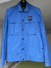 Ma Strum Men's Overshirt Jacket Large, Blue