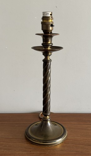 Vintage brass table lamp - brass,