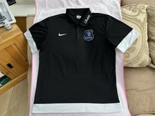 Nike Everton Black Football Polo Shirt Season 2013-14 Size XL In Great Cond