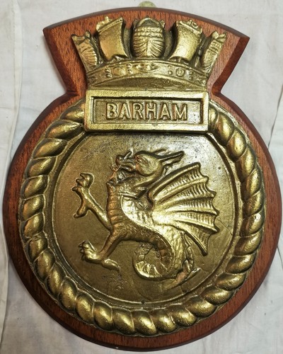 Hms barham solid bronze - barham, ship