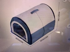 Large pet igloo bed - grey -