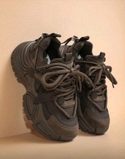 Chocolate Brown Trainers Wedge