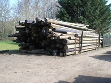 POLE BARN, AGRICULTURAL BUILDING, SHED, USED TELEGRAPH POLES