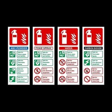 Fire Extinguisher ID Plastic