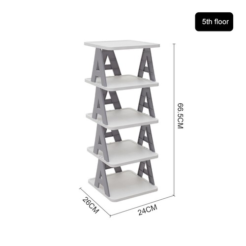 Stackable shoe rack - shoe, plastic