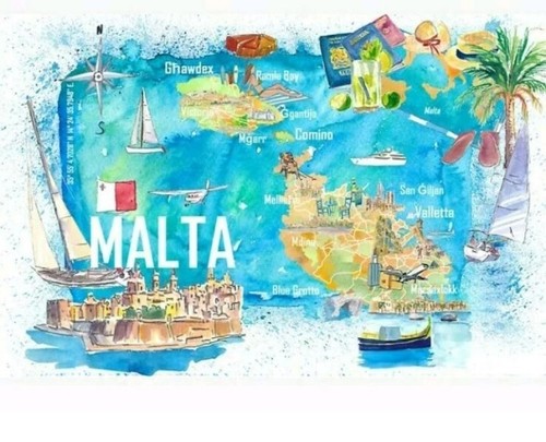 Malta souvenir fridge - fridge, magnet