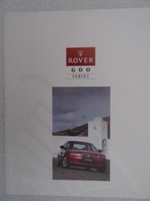 Rover 600 Series Extra Large UK Sales brochure 1994 620 i/Si/SLi, 623 SLi, GSi