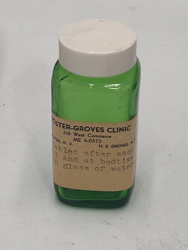 Vintage collectible green 2oz - vintage,