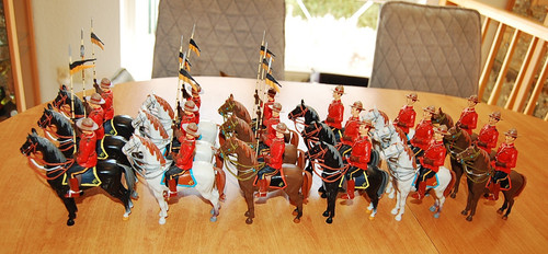 Mixed lot mountie - mixed, of