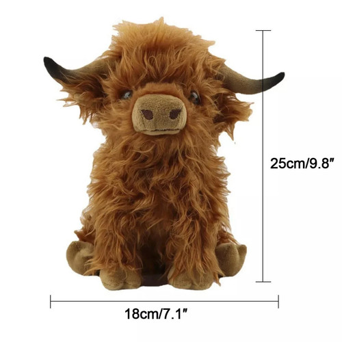 Cuddly highland cow - cuddly,