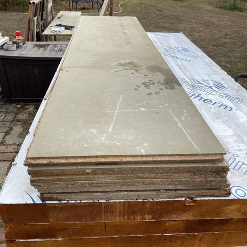 Used chipboard flooring sheets - used,