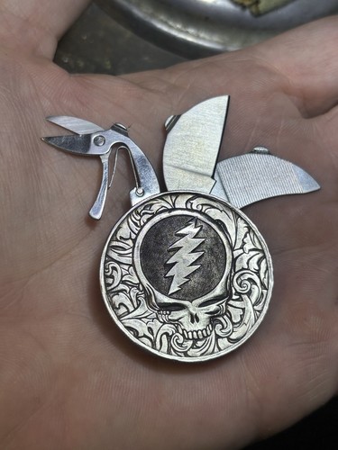 Hobo nickel coin knife - coin, folk