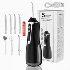 Luxecare Luxe Water Flosser, IPX7 Waterproof Double Oral Flosser for Home Travel