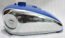 BSA DBD32 DBD34 Goldstar Catalina Scrambler gas fuel petrol tank Dark Blue Paint