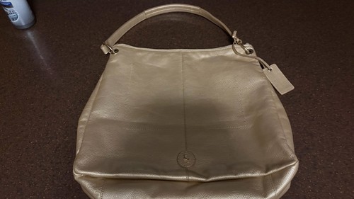 Ashwood gold leather shoulder - ,
