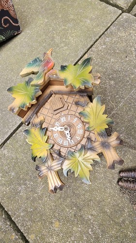 Vintage wooden cased - vintage, cuckoo