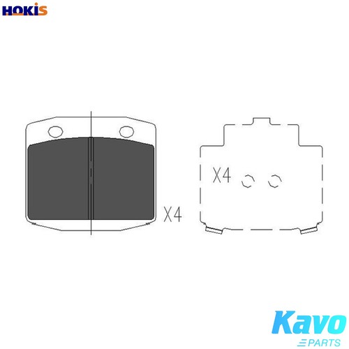 Brake pad set disc - pad,