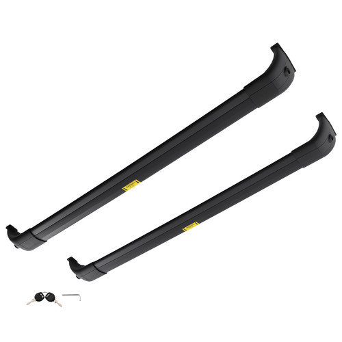 Black roof rack - cross, bars