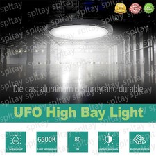 LED High Bay Light 500W Garage Warehouse Workshop Factory Industrial Lights Lamp