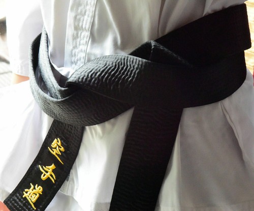 Karate black belt - belt, matsumo