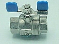 Stainless Steel T Handle ball Valves, 316 Ball Valves Bsp threads PTFE Seals