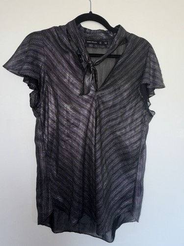 Karen millen metallic - karen, stripe