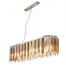 DFS Nella Ceiling 8 Light Pendant Clear Smoked RRP £299