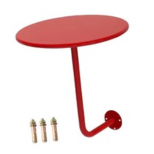 Round Bistro Table Minimalist End Table Pub Table for Office Bedroom Balcony