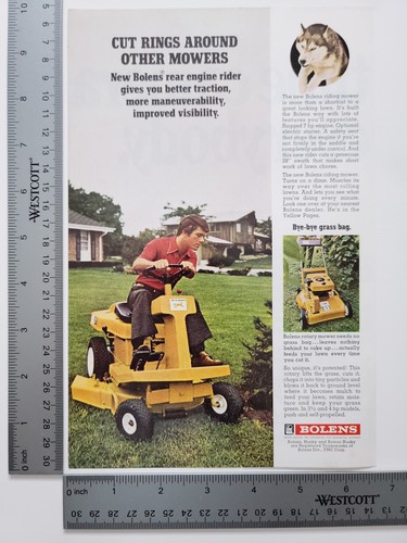 Bolens riding mower authentic - bolens,