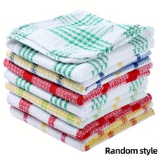 3/5/10/12pcs Plaid Kitchen