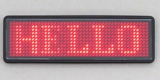 RED LED Scrolling Sign/Name