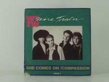 WIRE TRAIN SHE COMES ON (30) 2 Track 7" Single including Picture Sleeve CBS RECO
