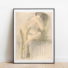 Art print Rodin The Embrace giclee print poster gallery wall art vintage decor