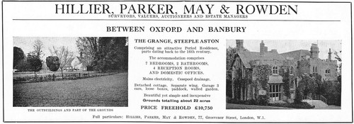 1950 the grange steeple aston - the,