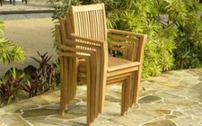 Grade A teak Garden chairs -