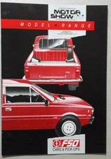 FSO Range Brochure 1990 Motor
